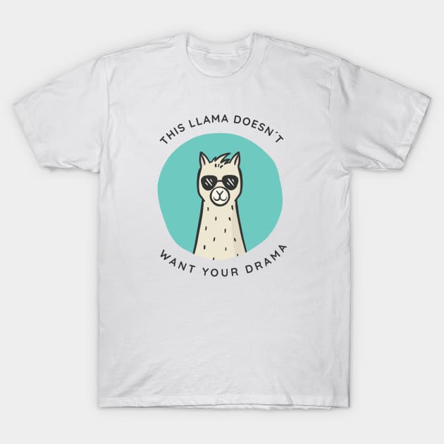 Llama T-Shirt by KristinaK